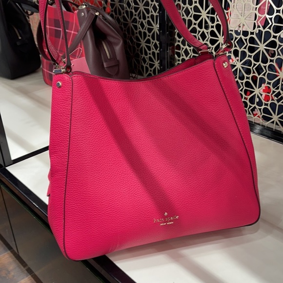 KATE SPADE LEILA COLORBLOCK MEDIUM TRIPLE SATCHEL SHOULDER BAG